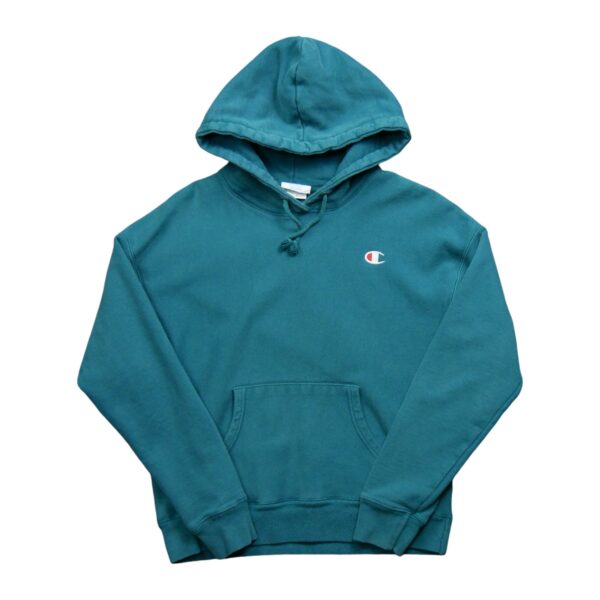 Sweat a capuche femme manches longues turquoise Champion Col Rond QWE3318
