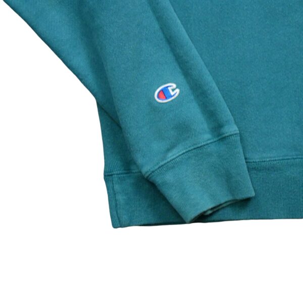Sweat a capuche femme manches longues turquoise Champion Col Rond QWE3318