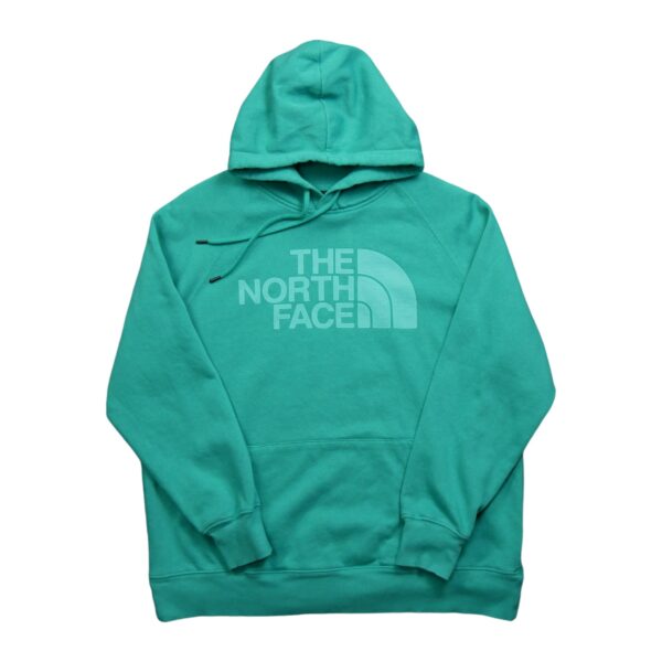 Sweat a capuche femme manches longues turquoise The North Face Motif imprime Col Rond QWE3833