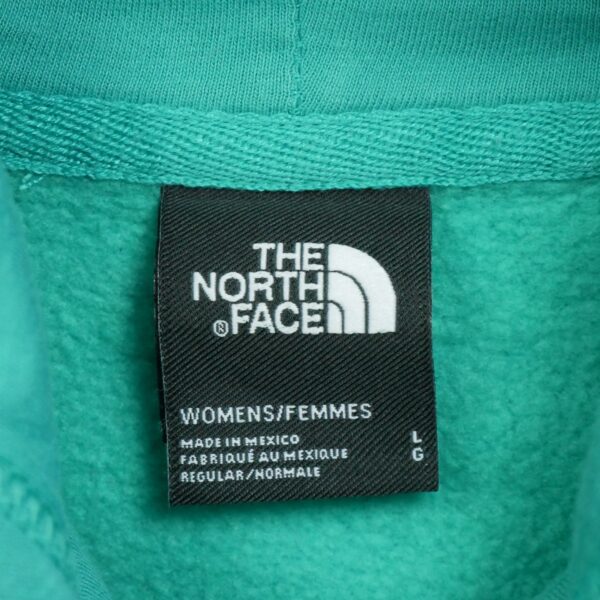 Sweat a capuche femme manches longues turquoise The North Face Motif imprime Col Rond QWE3833