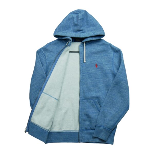 Sweat a capuche homme manches longues bleu clair Polo Ralph Lauren Motif chine Col Rond QWE1218