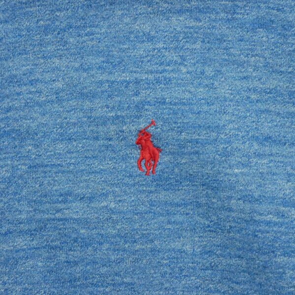Sweat a capuche homme manches longues bleu clair Polo Ralph Lauren Motif chine Col Rond QWE1218