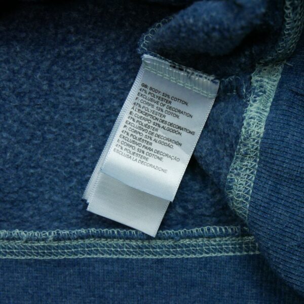 Sweat a capuche homme manches longues bleu The North Face Motif chine Col Rond QWE3030