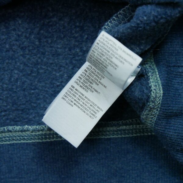 Sweat a capuche homme manches longues bleu The North Face Motif chine Col Rond QWE3030