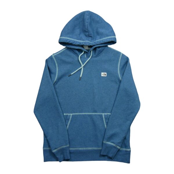 Sweat a capuche homme manches longues bleu The North Face Motif chine Col Rond QWE3030