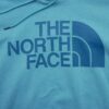 Sweat a capuche homme manches longues bleu The North Face Motif imprime Col Rond QWE1168