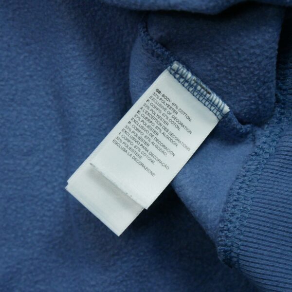 Sweat a capuche homme manches longues bleu The North Face Motif imprime Col Rond QWE1170