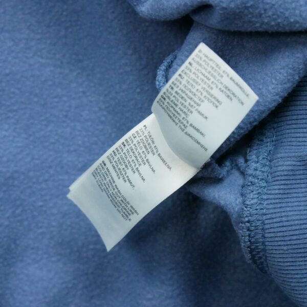 Sweat a capuche homme manches longues bleu The North Face Motif imprime Col Rond QWE1170