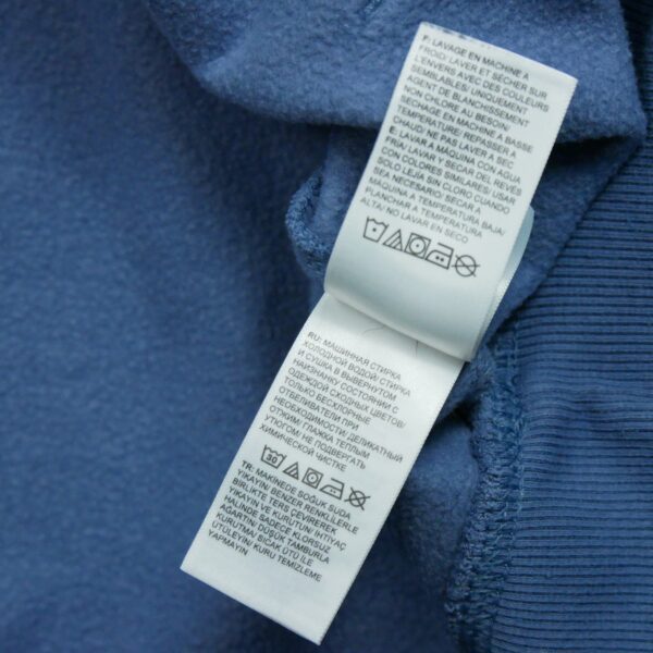 Sweat a capuche homme manches longues bleu The North Face Motif imprime Col Rond QWE1170
