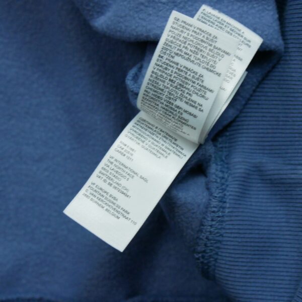 Sweat a capuche homme manches longues bleu The North Face Motif imprime Col Rond QWE1170