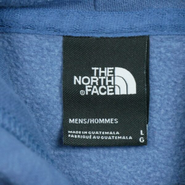 Sweat a capuche homme manches longues bleu The North Face Motif imprime Col Rond QWE1170