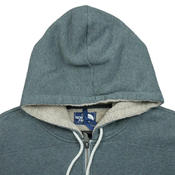 Sweat a capuche homme manches longues gris The North Face Motif chine Col Rond QWE3278