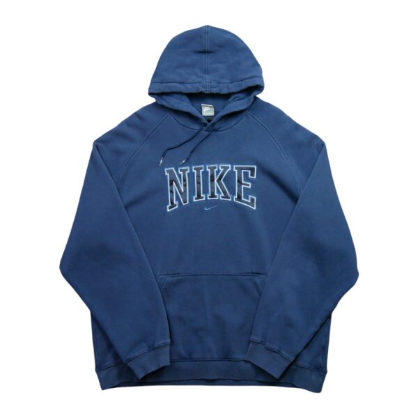 Sweat a capuche homme manches longues marine Nike Col Rond QWE3573
