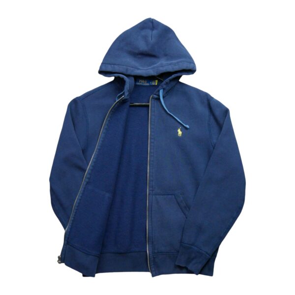 Sweat a capuche homme manches longues marine Polo Ralph Lauren Col Rond QWE0089