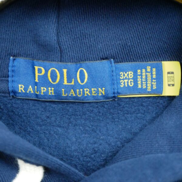 Sweat a capuche homme manches longues marine Polo Ralph Lauren Col Rond QWE3711