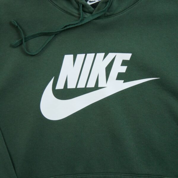 Sweat a capuche homme manches longues vert Nike Motif imprime Col Rond QWE3351