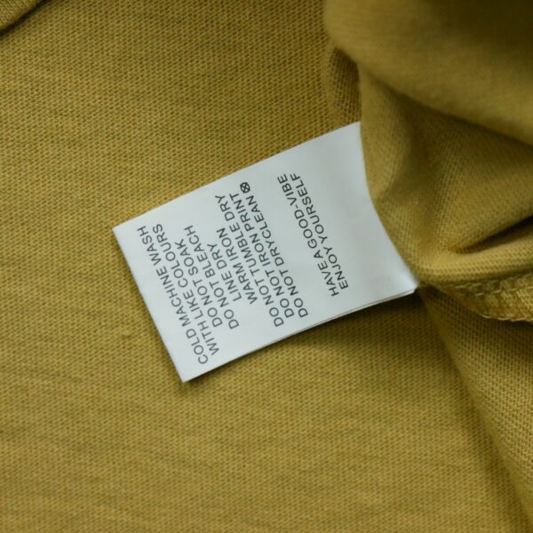 T shirt manches courtes homme beige Stussy Motif imprime Col Rond QWE3009