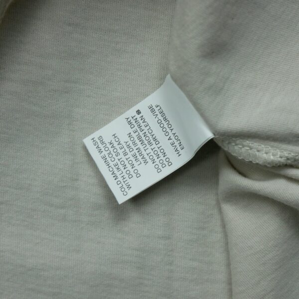 T shirt manches courtes homme beige Stussy Motif imprime Col Rond QWE3790