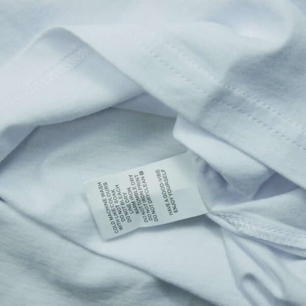 T shirt manches courtes homme blanc Stussy Motif imprime Col Rond QWE3269