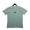 T shirt manches courtes homme gris Stussy Motif imprime Col Rond QWE3725