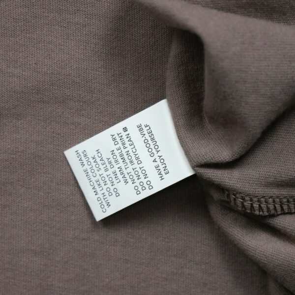 T shirt manches courtes homme marron Stussy Motif imprime Col Rond QWE3113