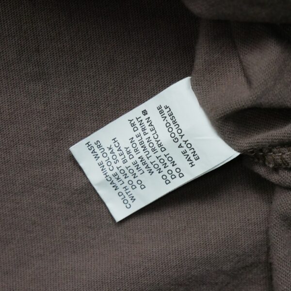 T shirt manches courtes homme marron Stussy Motif imprime Col Rond QWE3312
