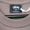 T shirt manches courtes homme marron Stussy Motif imprime Col Rond QWE3489