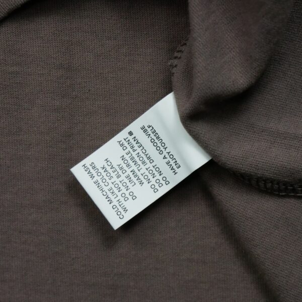 T shirt manches courtes homme marron Stussy Motif imprime Col Rond QWE3489