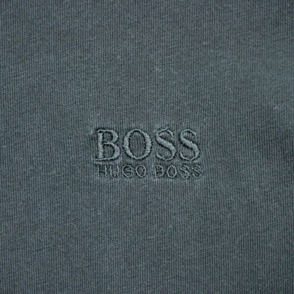 T shirt manches courtes homme noir Hugo Boss Col Rond QWE0585