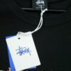 T shirt manches courtes homme noir Stussy Motif imprime Col Rond 3406