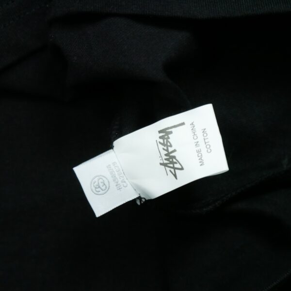 T shirt manches courtes homme noir Stussy Motif imprime Col Rond 3406