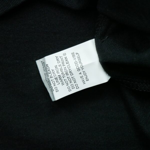 T shirt manches courtes homme noir Stussy Motif imprime Col Rond QWE3144