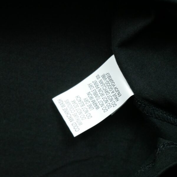 T shirt manches courtes homme noir Stussy Motif imprime Col Rond QWE3580