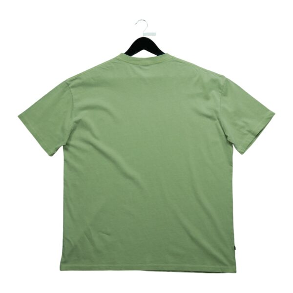 T shirt manches courtes homme vert Stussy Motif imprime Col Rond QWE3064