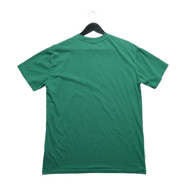 T shirt manches courtes homme vert Stussy Motif imprime Col Rond QWE3494