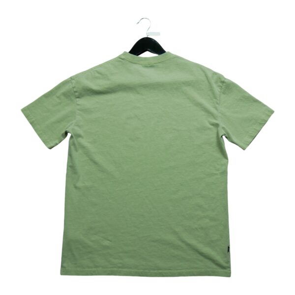 T shirt manches courtes homme vert Stussy Motif imprime Col Rond QWE3828