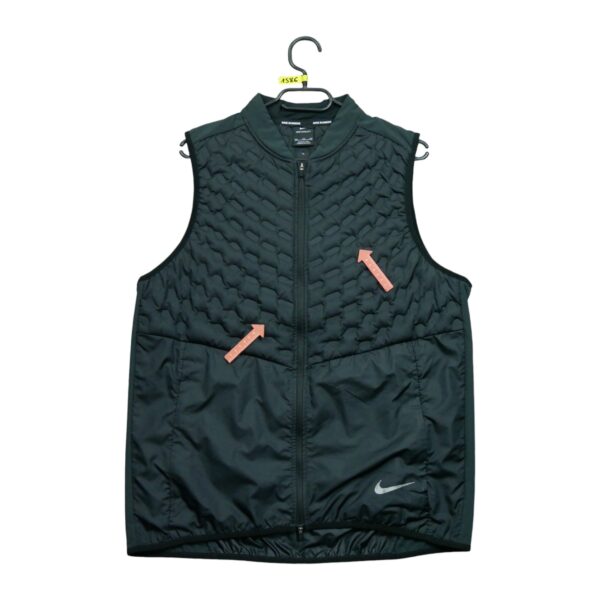 Veste legeres homme sans manches noir Nike Col V QWE1586