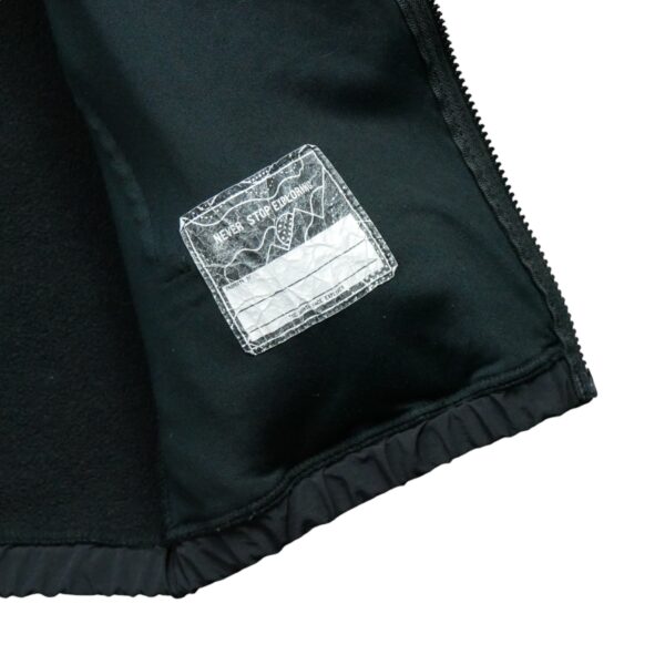 Veste polaires enfant manches longues noir The North Face Col Montant QWE3345