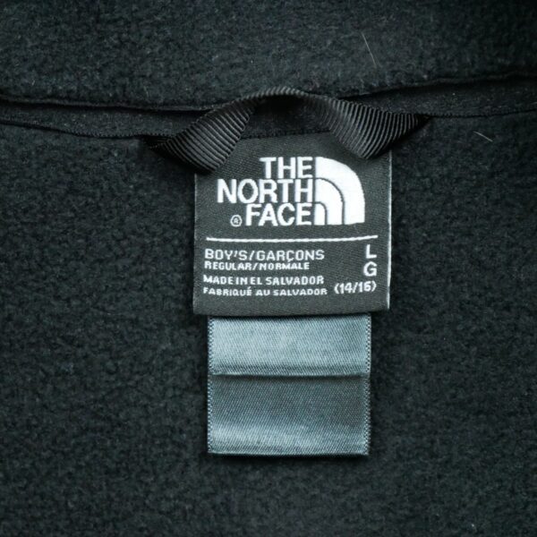 Veste polaires enfant manches longues noir The North Face Col Montant QWE3345