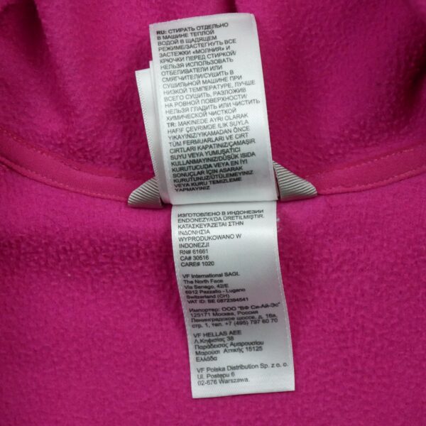 Veste polaires enfant manches longues rose The North Face Col Rond QWE0477