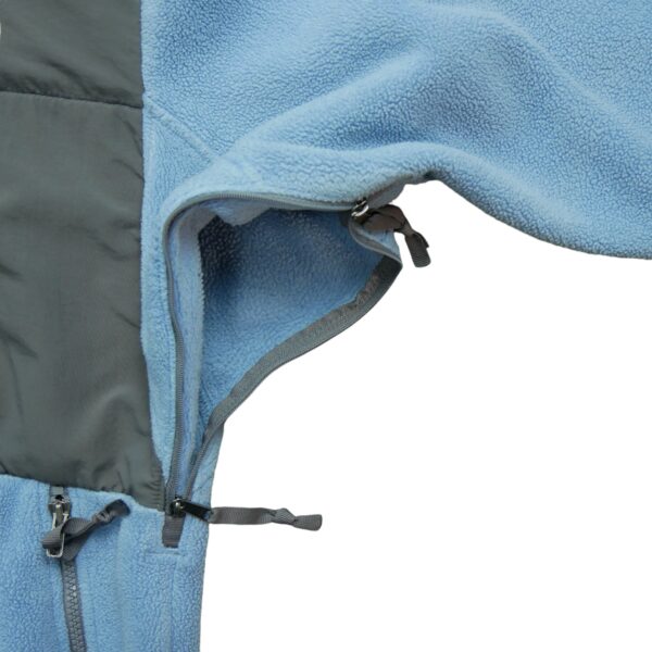 Veste polaires femme manches longues bleu clair The North Face Col Montant QWE0109
