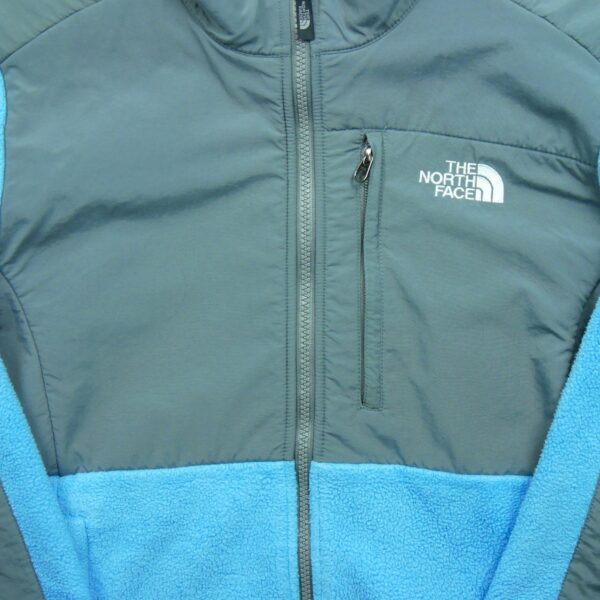 Veste polaires femme manches longues bleu clair The North Face Col Montant QWE0486