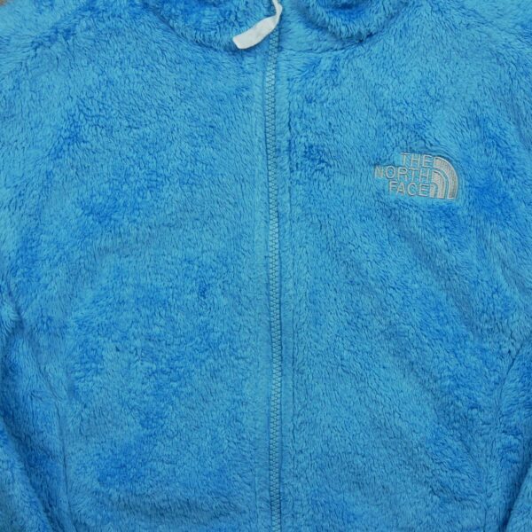 Veste polaires femme manches longues bleu The North Face Col Montant QWE0286