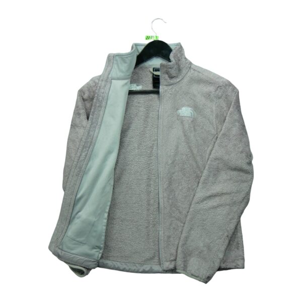 Veste polaires femme manches longues gris The North Face Col Montant QWE0089