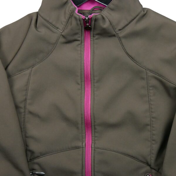 Veste polaires femme manches longues marron Nike Col Montant QWE0418