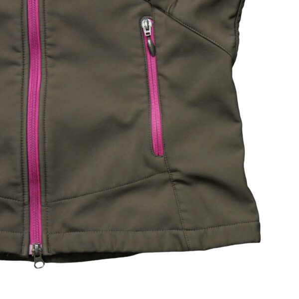 Veste polaires femme manches longues marron Nike Col Montant QWE0418