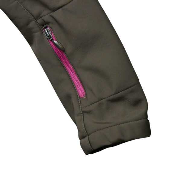 Veste polaires femme manches longues marron Nike Col Montant QWE0418