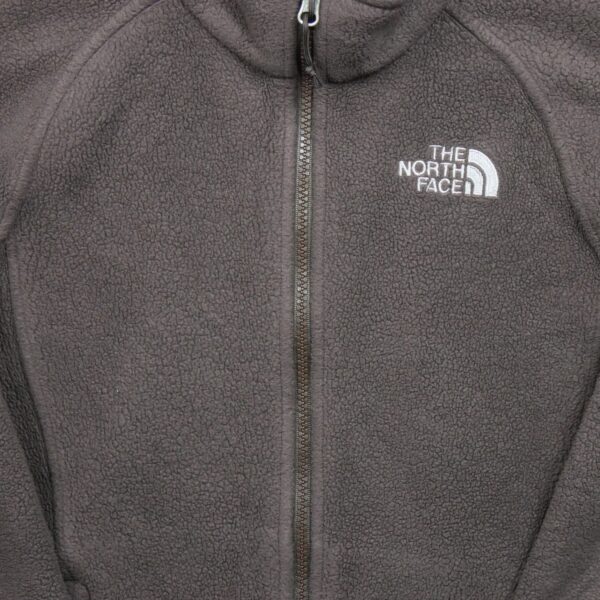 Veste polaires femme manches longues marron The North Face Col Montant QWE0556