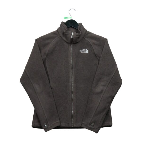 Veste polaires femme manches longues marron The North Face Col Montant QWE0556