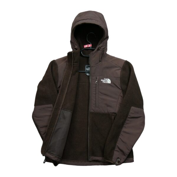 Veste polaires femme manches longues marron The North Face Col Montant QWE2244